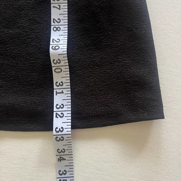 ZARA Balloon Sleeve Black Low Back Mini Dress Size S - Picture 7 of 9